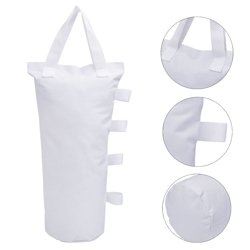 Ikerall Canopy Weights Bag Leg Weight for Pop up Canopy Tent  Sand Bags for Patio Umbrella Instant Outdoor Sun Shelter (4 Pack - White) - Image 3